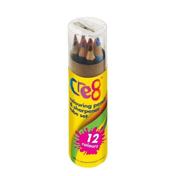 Colouring Pencil and Sharpener Tube Set - Anilas UK