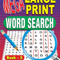 Mega Large Print Wordsearch Puzzle Book 4