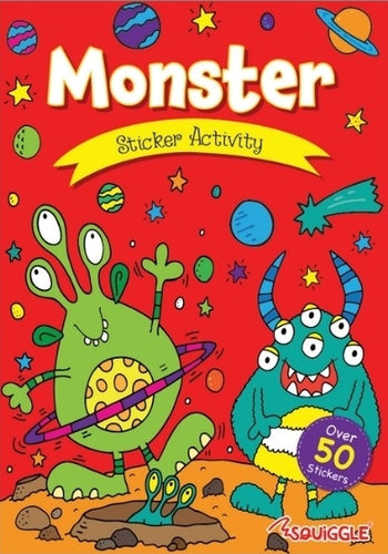Monster & Alien Colouring & Sticker Activity - Anilas UK
