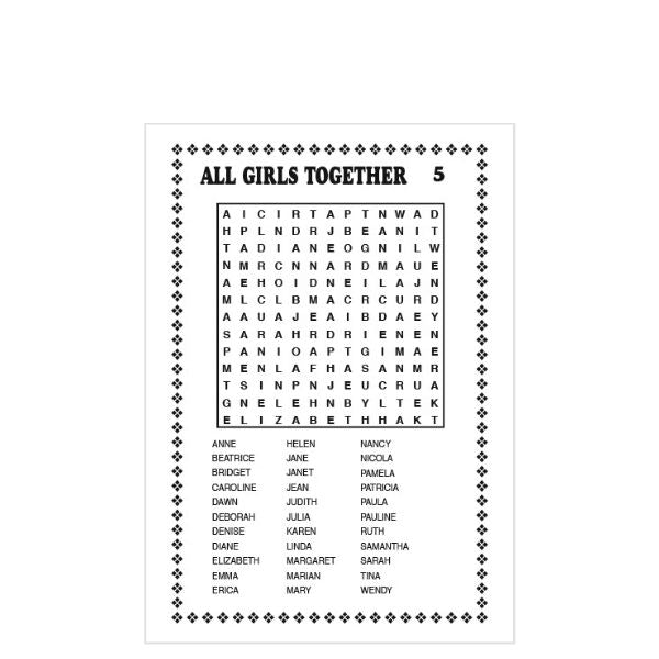 Mega Wordsearch A5 Puzzle  Book 1 or 2 - Anilas UK