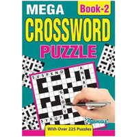 
              Mega Crossword A5 Puzzles Book
            