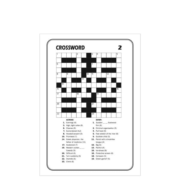 Mega Crossword A5 Puzzles Book - Anilas UK