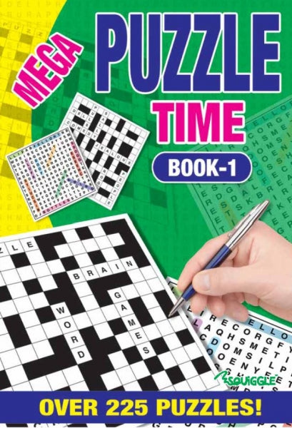Mega Puzzle Time A5 Puzzles Book - Anilas UK
