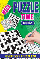 
              Mega Puzzle Time A5 Puzzles Book
            