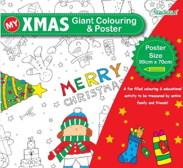Christmas Giant Colouring Poster - Anilas UK