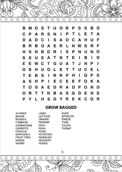 A4 Colouring Word Search Book - Anilas UK