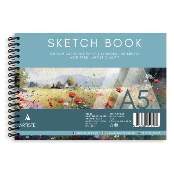 A5 Artiste Sketchbook - Anilas UK