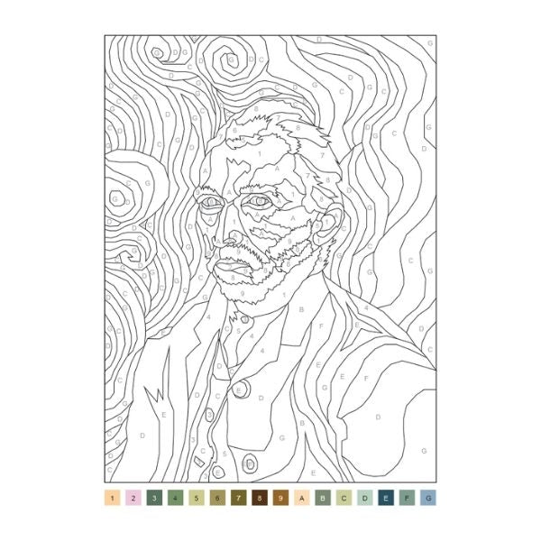 Advanced Colour by Numbers Book - Anilas UK