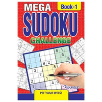 
              Mega Sudoku Challenge A5 Puzzles Book
            