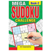 
              Mega Sudoku Challenge A5 Puzzles Book
            