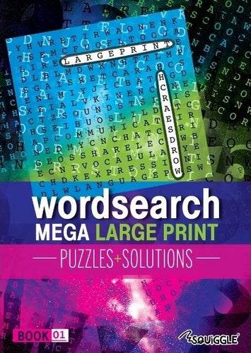 Wordsearch Book 1 (Mega Large Print) - Anilas UK