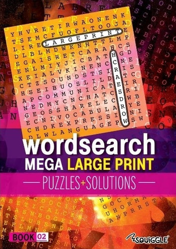 Wordsearch Book 2 (Mega Large Print) - Anilas UK