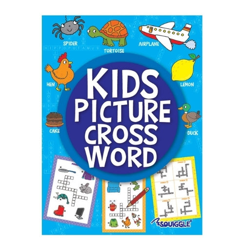Kids Picture Crossword Puzzle Book - Anilas UK