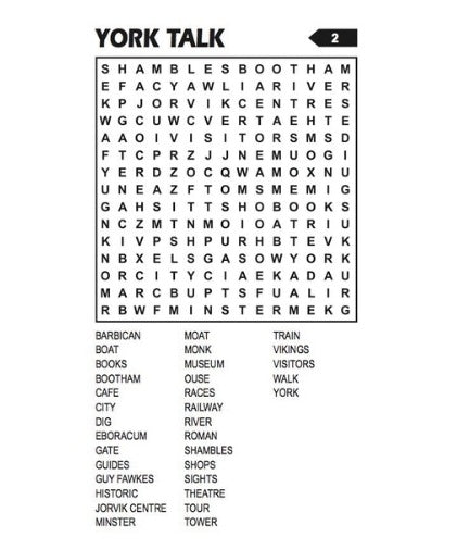 Travel Size Word Search Puzzle Book 3 - Anilas UK
