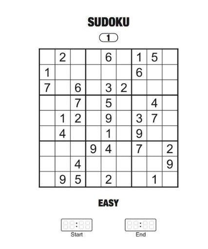 Travel Size Sudoku Puzzle Book - Anilas UK