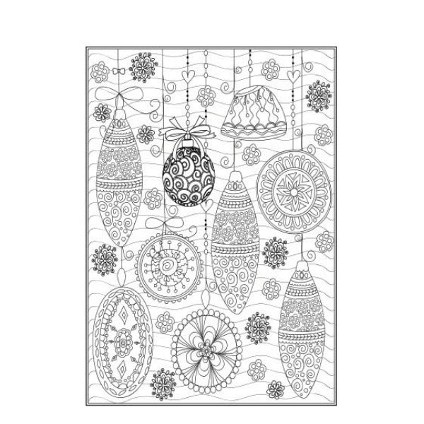 Christmas Advanced Colouring Book 2 Adult Colouring Book - Anilas UK
