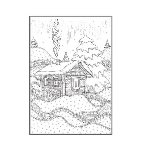 Christmas Advanced Colouring Book 2 Adult Colouring Book - Anilas UK