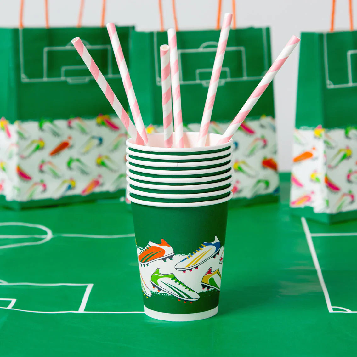 Champions Football Paper Cups (Pack of 8) - Anilas UK