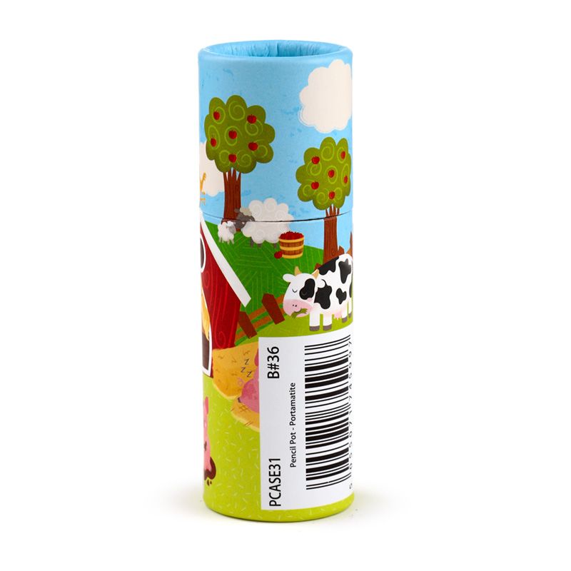 Bramley Bunch Farm Pencil Pot with 12 Colouring Pencils - Anilas UK