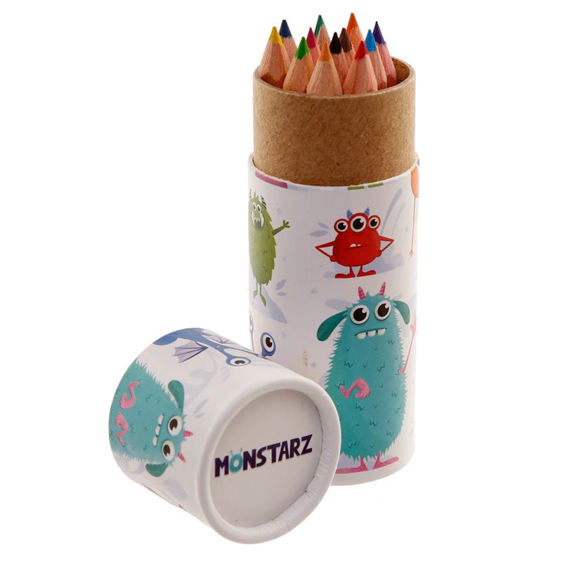 Monstarz Monster Pencil Pot with 12 Colouring Pencils - Anilas UK