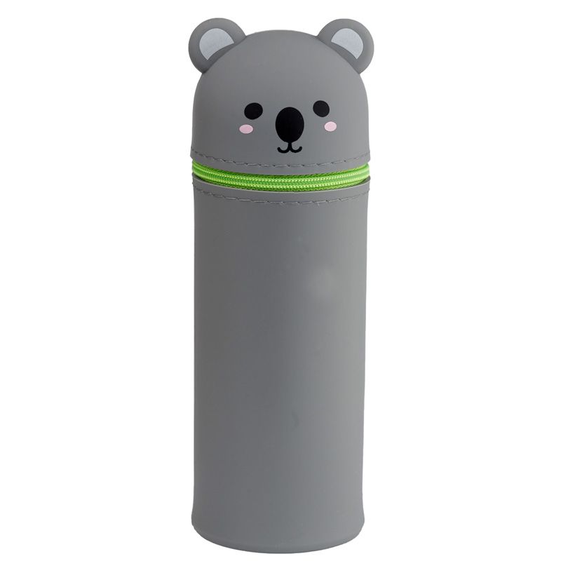 Adoramals Kawaii 2-in-1 Silicone Pencil Case - Koala - Anilas UK