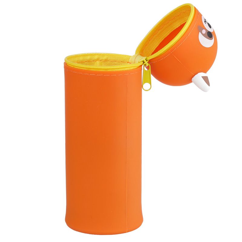 Adoramals Kawaii 2-in-1 Silicone Pencil Case - Red Panda - Anilas UK