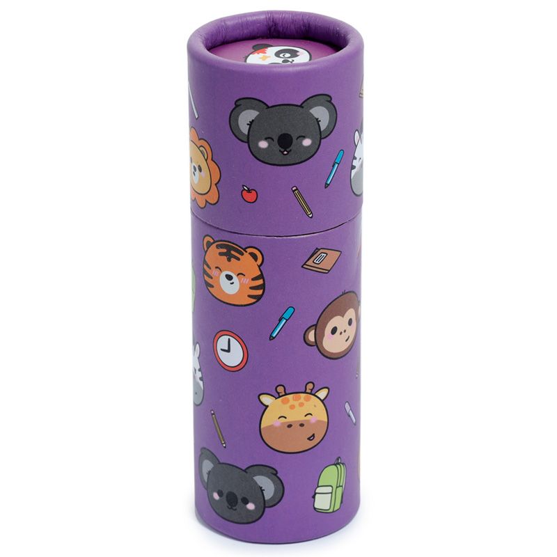 Adoramals Zoo Pencil Pot with 12 Colouring Pencils - Anilas UK
