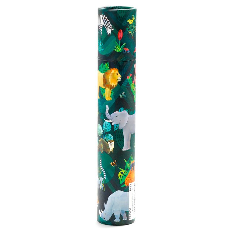 Animal Kingdom Large Pencil Pot with 12 Colouring Pencils - Anilas UK