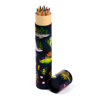 
              Marine Kingdom Large Pencil Pot with 12 Colouring Pencils
            