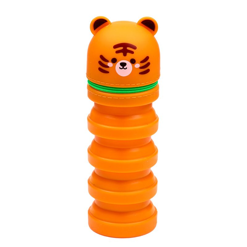 Adoramals Tiger Pop Up Silicone Pencil Case - Anilas UK