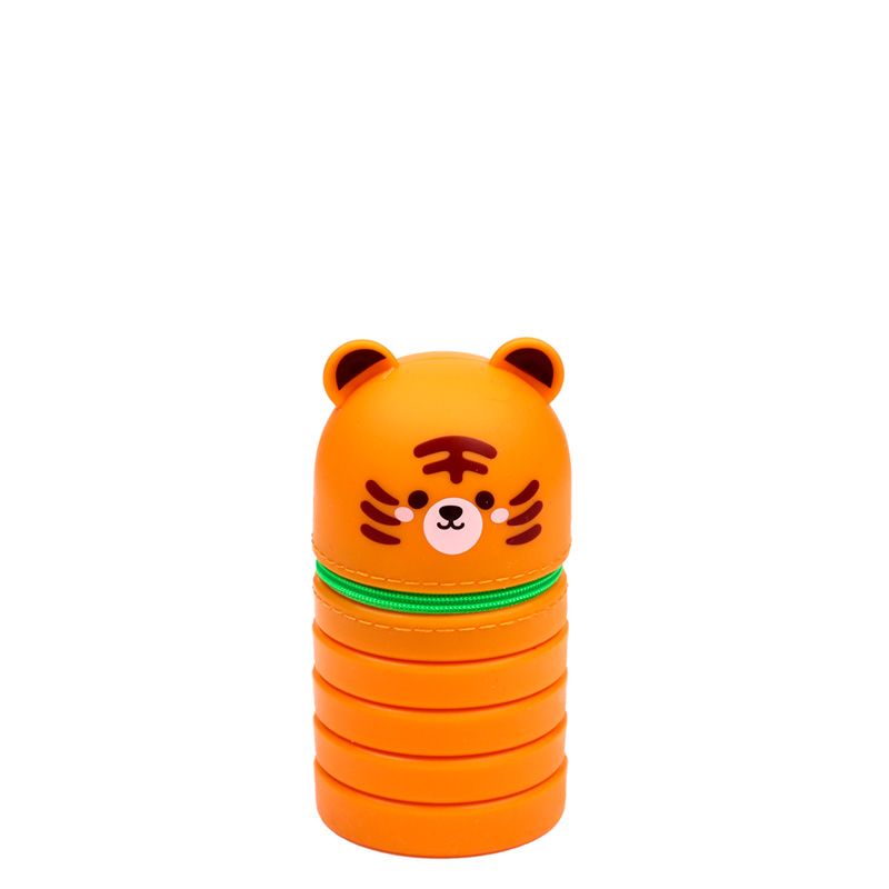 Adoramals Tiger Pop Up Silicone Pencil Case - Anilas UK