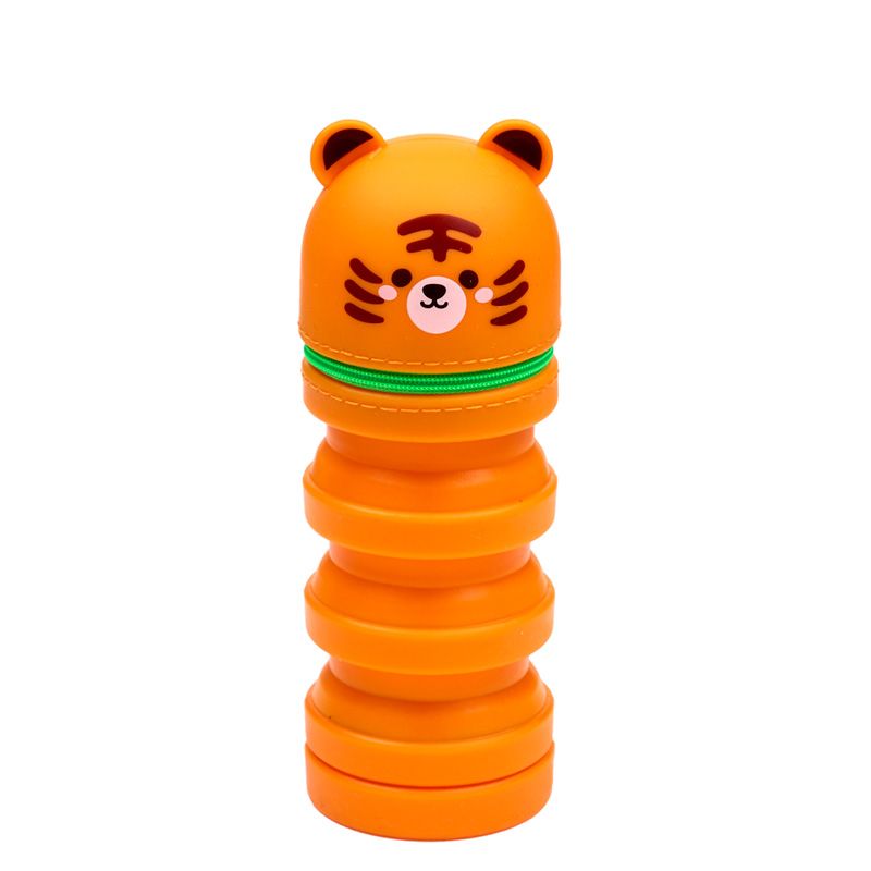 Adoramals Tiger Pop Up Silicone Pencil Case - Anilas UK