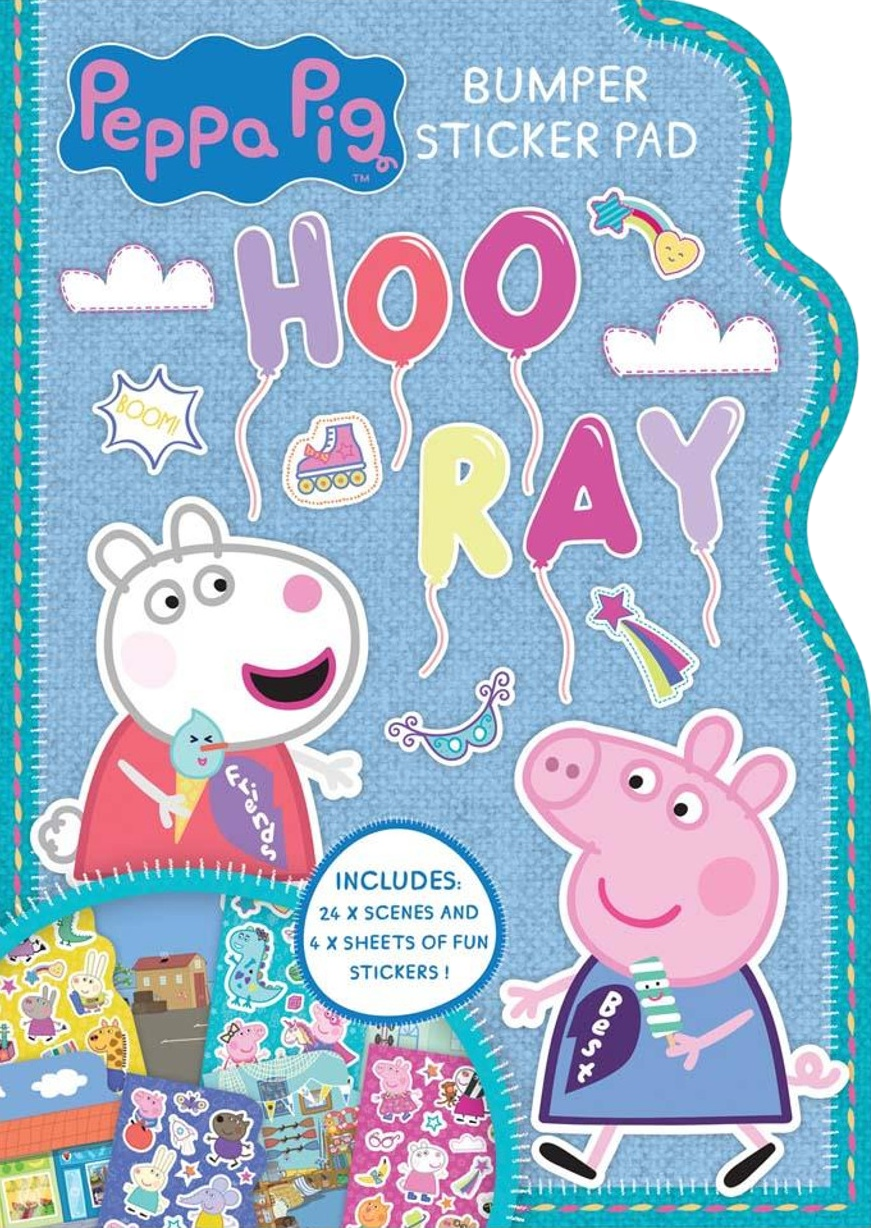 Peppa Pig Bumper Sticker Pad - Anilas UK
