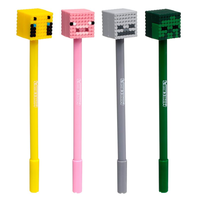 Minecraft Pen with Topper - Anilas UK