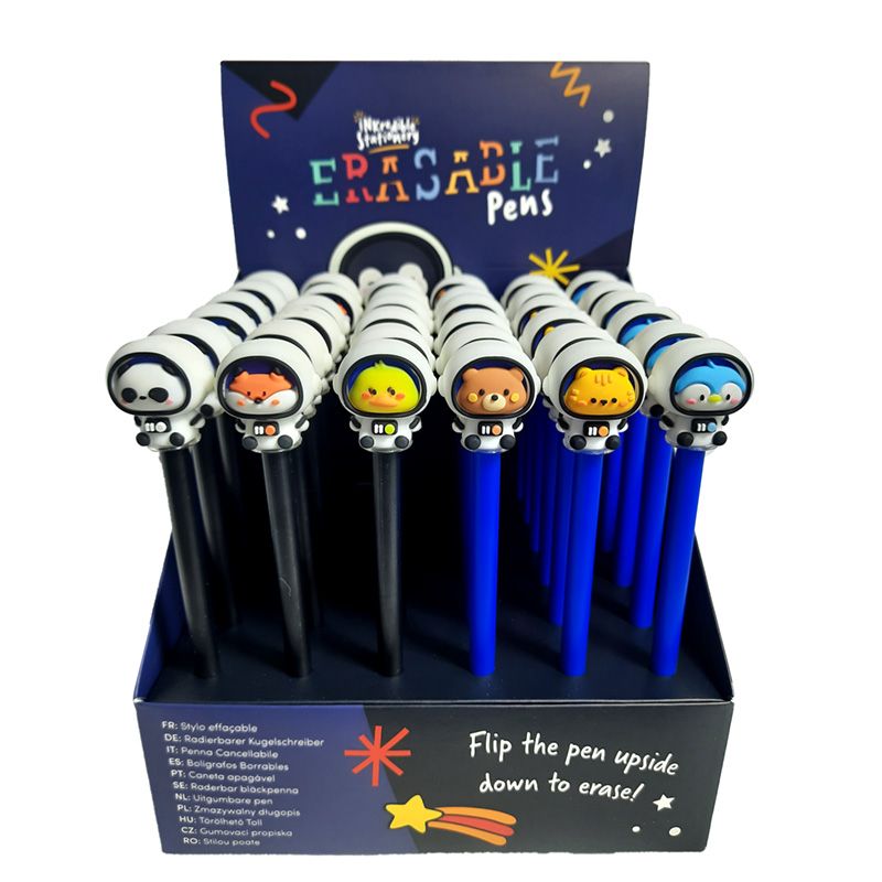Inkredible Erasable Pen with Adoramals Space Topper - Anilas UK