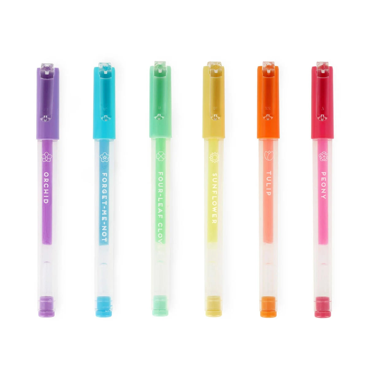 Legami - Spring Is In the Air - Set of 6 Pastel Gel Pens - Anilas UK