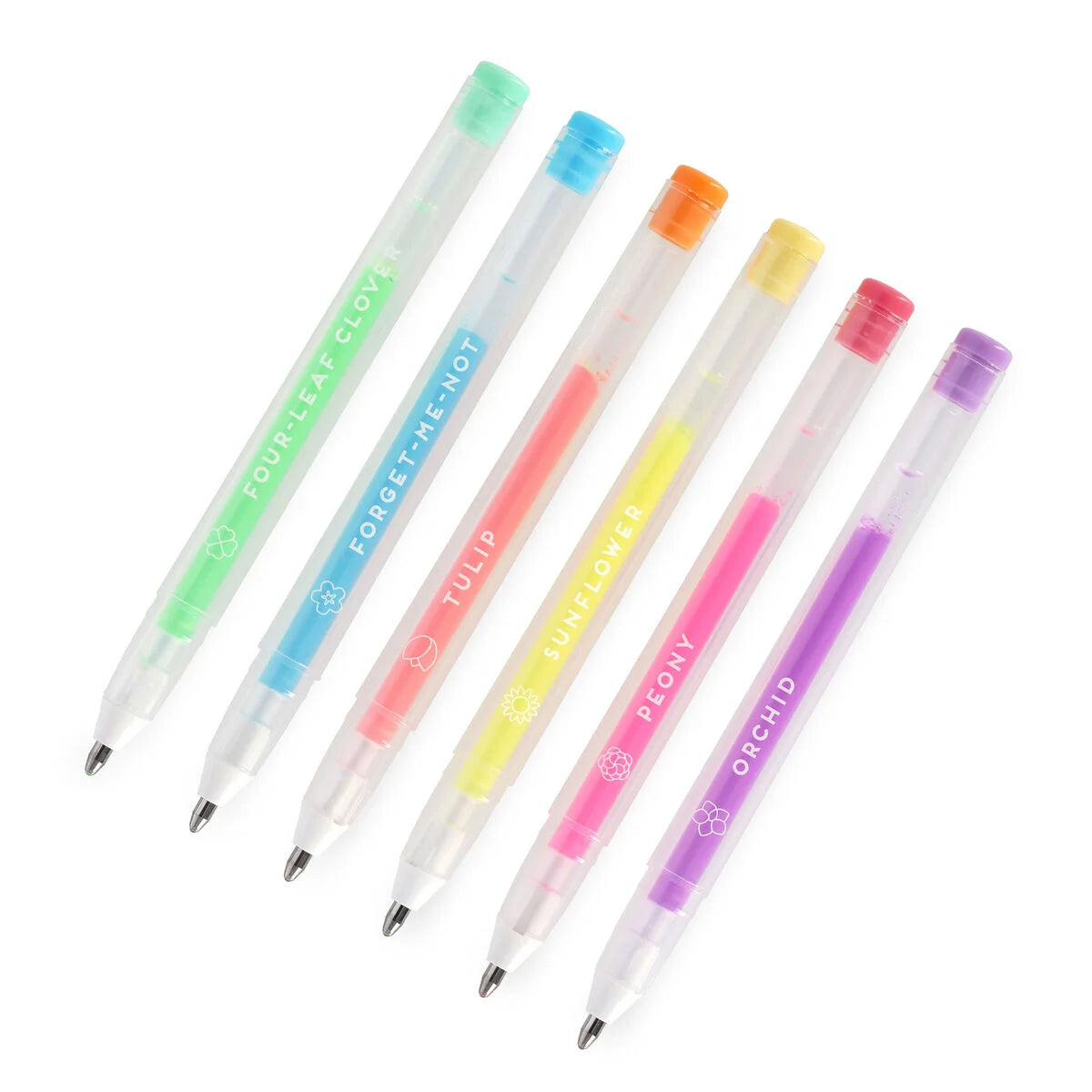 Legami - Spring Is In the Air - Set of 6 Pastel Gel Pens - Anilas UK