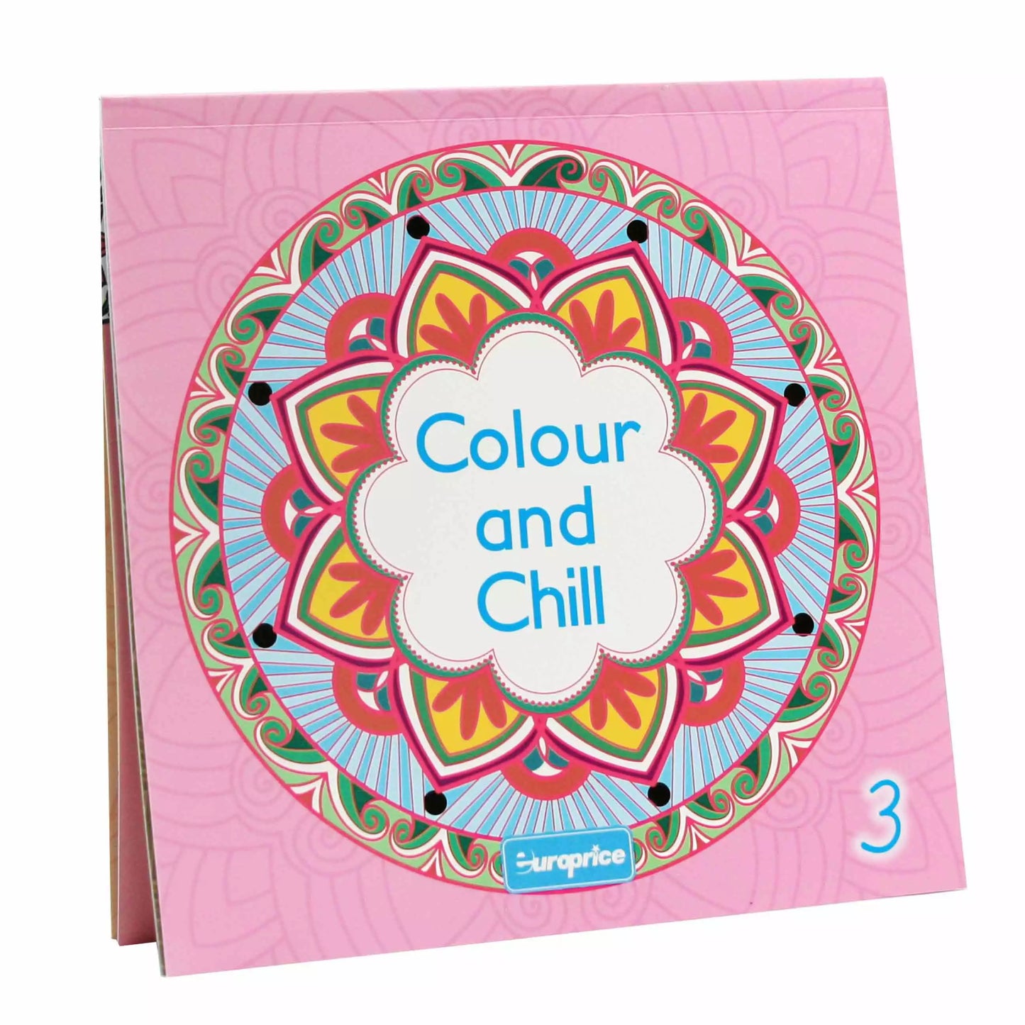 Colour and Chill 3 Adult Mandala Colouring Book - Anilas UK
