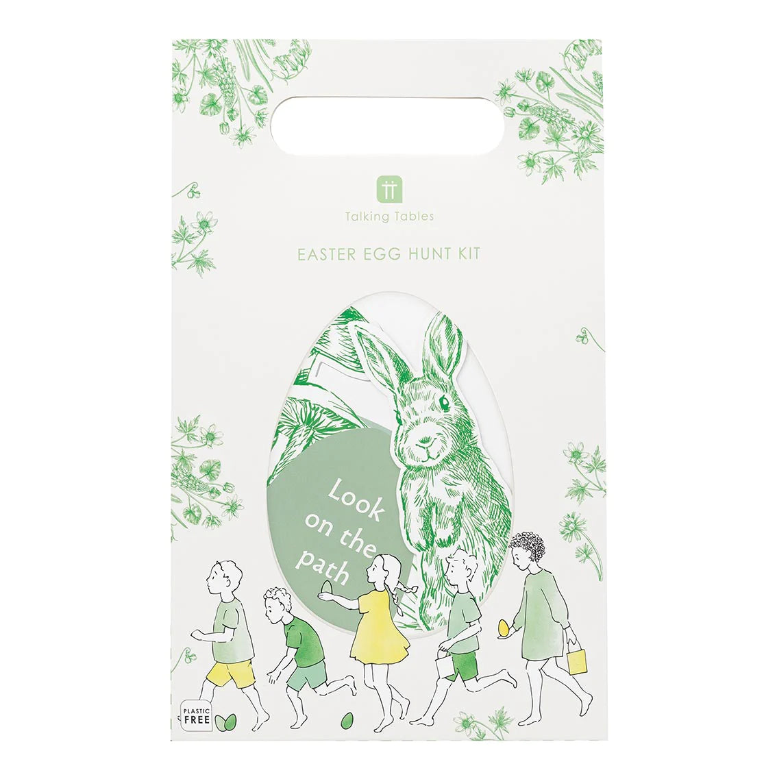 Toile de Jouy Green Easter Egg Hunt Kit - Anilas UK
