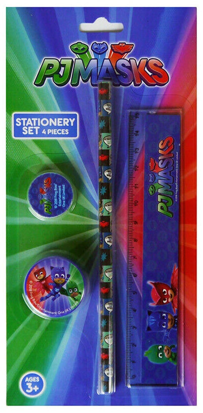 PJ Masks 4 Piece Stationery Set - Anilas UK