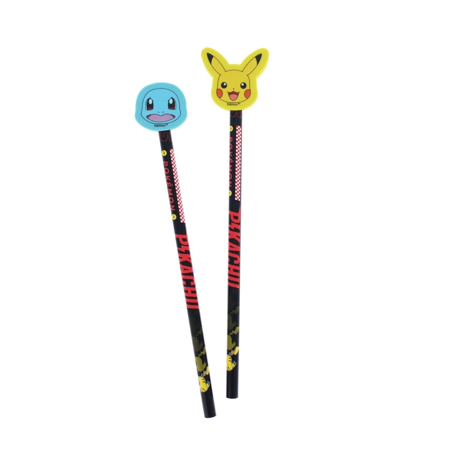 Pokemon Pencil & Eraser Toppers - Anilas UK