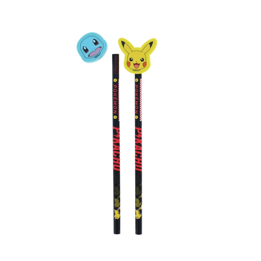 Pokemon Pencil & Eraser Toppers - Anilas UK