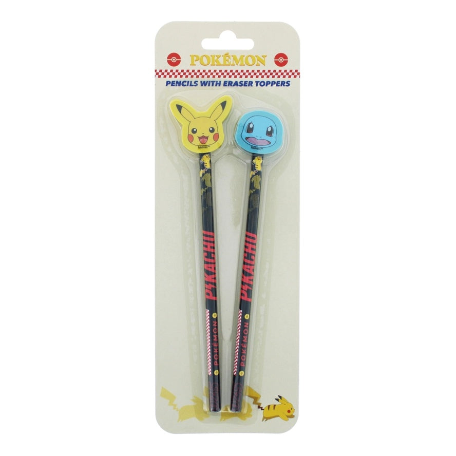 Pokemon Pencil & Eraser Toppers - Anilas UK