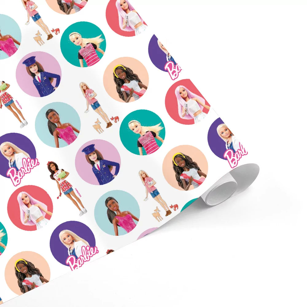 Barbie Wrapping Paper 70×200 cm - Anilas UK