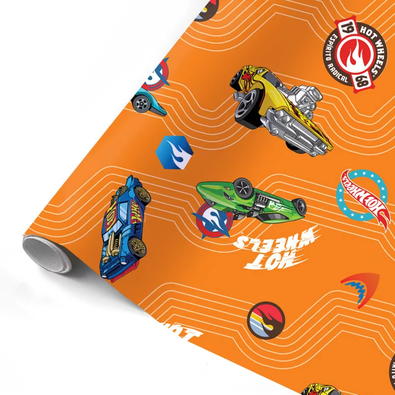 Hot Wheels Wrapping Paper 70×200 cm - Anilas UK