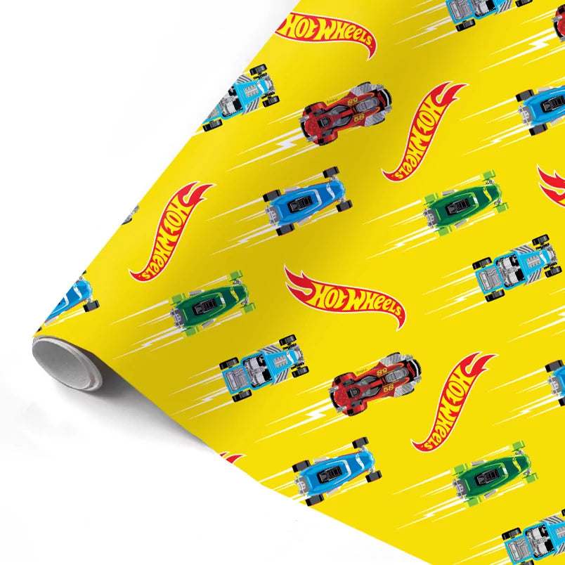 Hot Wheels Wrapping Paper 70×200 cm - Anilas UK
