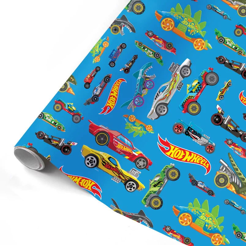 Hot Wheels Wrapping Paper 70×200 cm - Anilas UK
