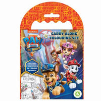 Paw Patrol Movie Carry Along Colouring Set