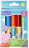 
              Peppa Pig Set of 5 Chunky Marker Pens for Children - Anilas UK
            
