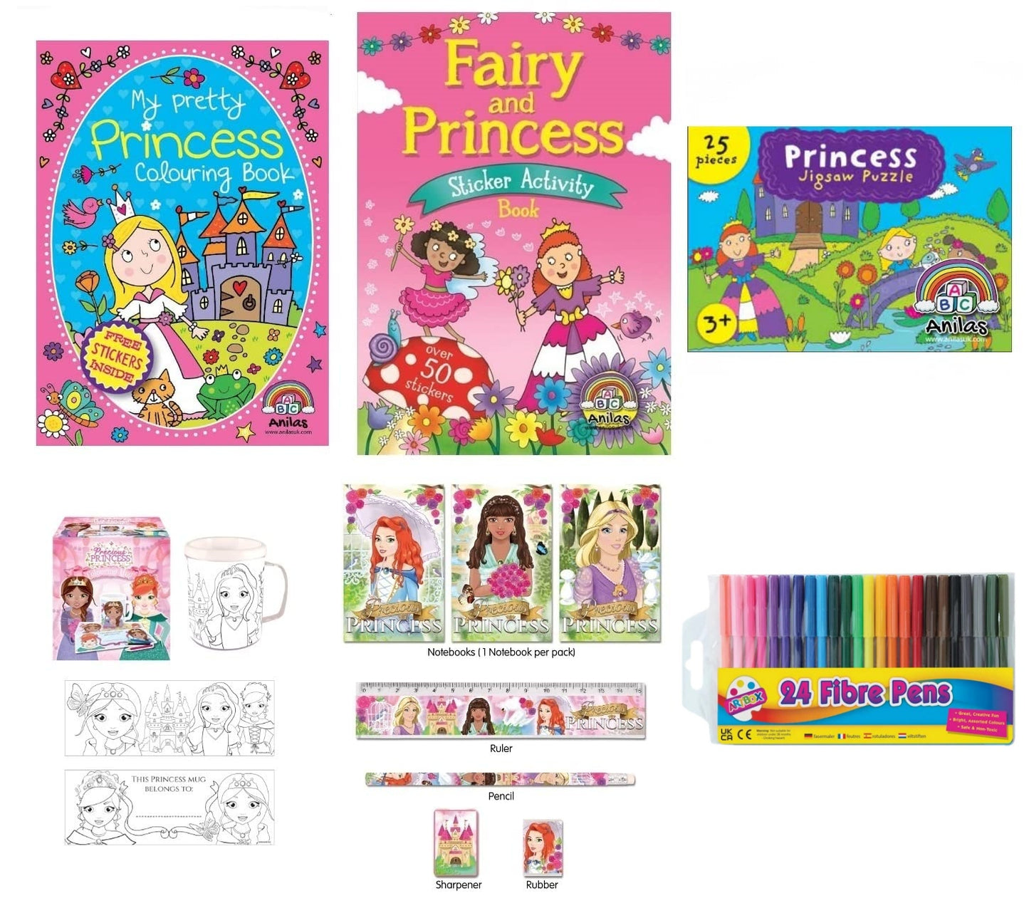 Mega Princess Activity Set - Anilas UK